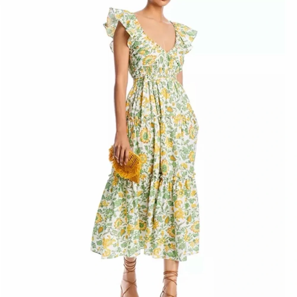 Derek Lam Crosby Anastasia Ruffle Dress Size 10 NWT - Picture 3 of 7